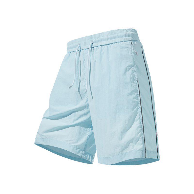Dopamine Color Unisex Quick-Dry Summer Sports Shorts - Loose Fit, Five-Point Macaron Style Small ледниковый синий