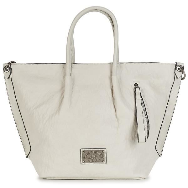 Le Temps Des Cerises Bonnie 1 Mastic Tote Bag - White - Large Capacity