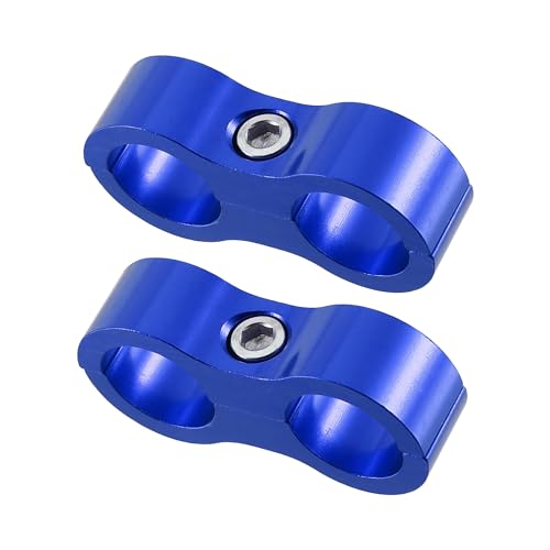 

Автомобильный шланговый сепаратор ABSOPRO, зажимной соединитель топливной линии для топливного шланга AN8 из алюминиевого сплава, синий (Набор из 2)