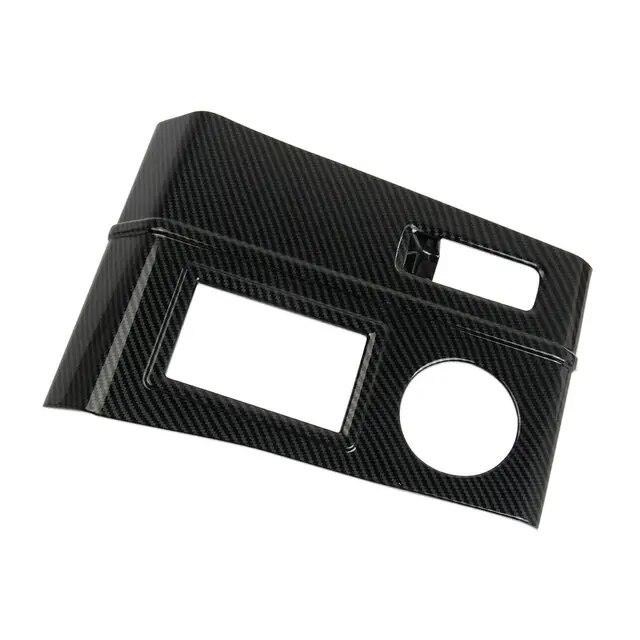 Carbon Fiber Central Control Gear Shift Panel trim for Mitsubishi Outlander 2022 Auto Accessories