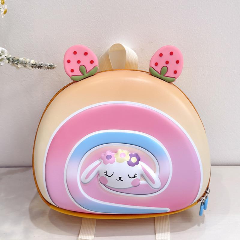 Kids Casual Eva Shoulder Backpack With Animal Pattern And Padded Straps For School And Travel