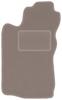 Beige Driver's Mat For: Alfa Romeo GT Coupe (2003-2010)