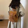 Autumn Suede Backpacks For Women Large Capacity College Student Schoolbags Suitable For Travel Daily Commuting KTB