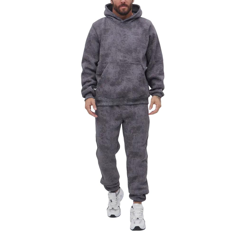 Men's Zippered Sweatshirt Jacket Suit Men's Casual Sports Suit Sweatshirt Suit