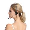 Call Center Headset with Mic Rear Mounted Noise Canceling Customer Service Headset 3.5mm