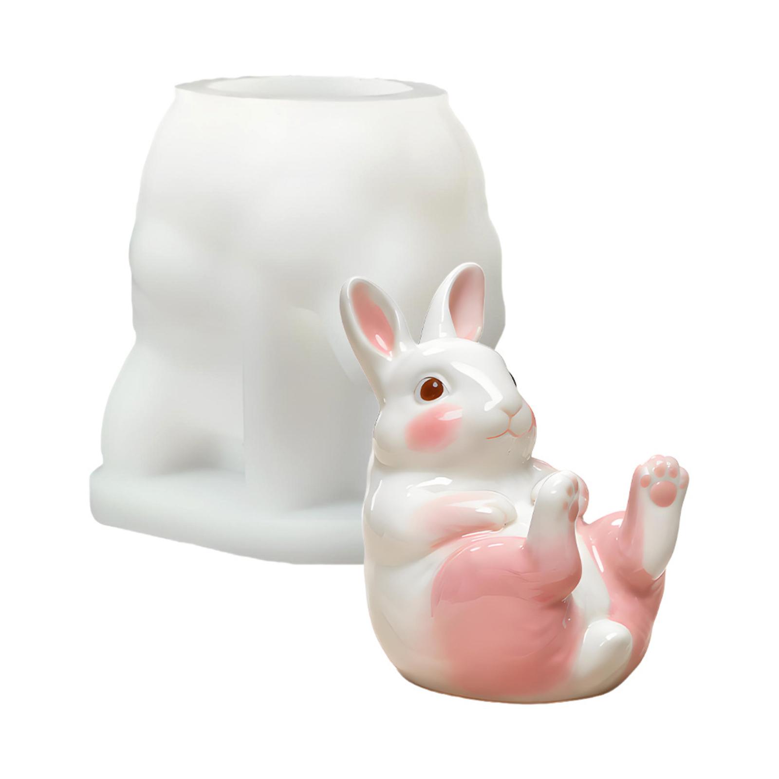 Easter Aromatherapy Gypsum DIY Silicone Mold One Size белый