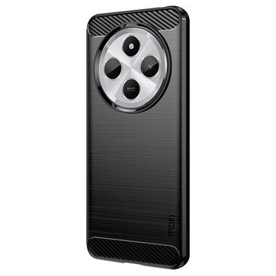 MOFI Seria JK TPU-1 Etui na Xiaomi Poco C75 4G/Redmi 14R 5G/14C 4G Miękkie etui na telefon z TPU o teksturze włókna węglowego