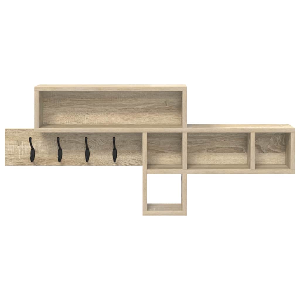 Wall Mounted Nightstand Sonoma Oak 100 x 12 x 43.5 cm