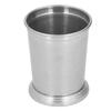 Bartending Cup 304 Stainless Steel Stable Base Vintage Cocktail Mixing Cup for Home Bar Make Old Step Cup