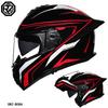 Orz-B08A-Motorcycle helmet, men's and women's four season open face helmet, double mirror knight semi full face helmet