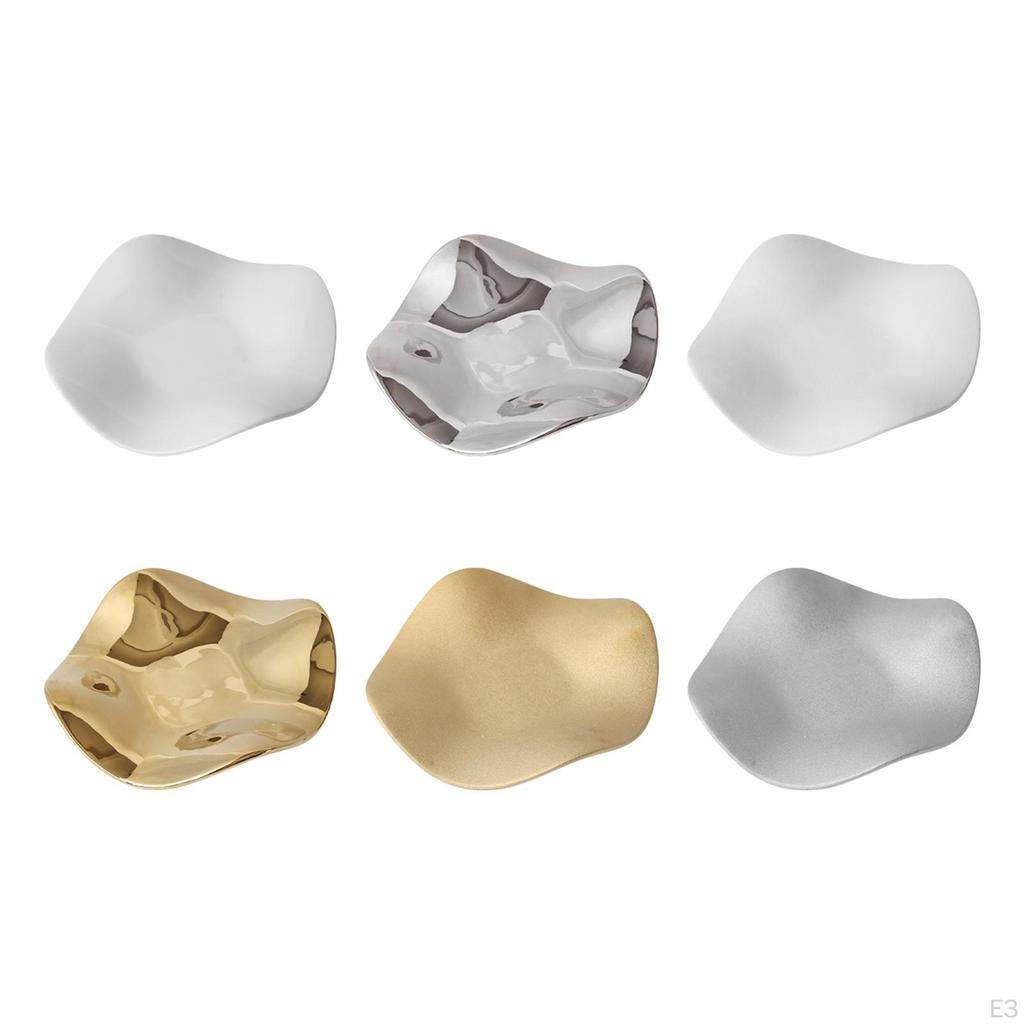 Ceramic Tray Cosmetic Dish Decor Bathroom Organizer Plate Simple Jewelry Organize