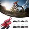4Pair Low Noise Mountain Bikes Brake Pad SemiMetallic Bicycles Disc Brake Pads Cyclings Accessories Easy To Install