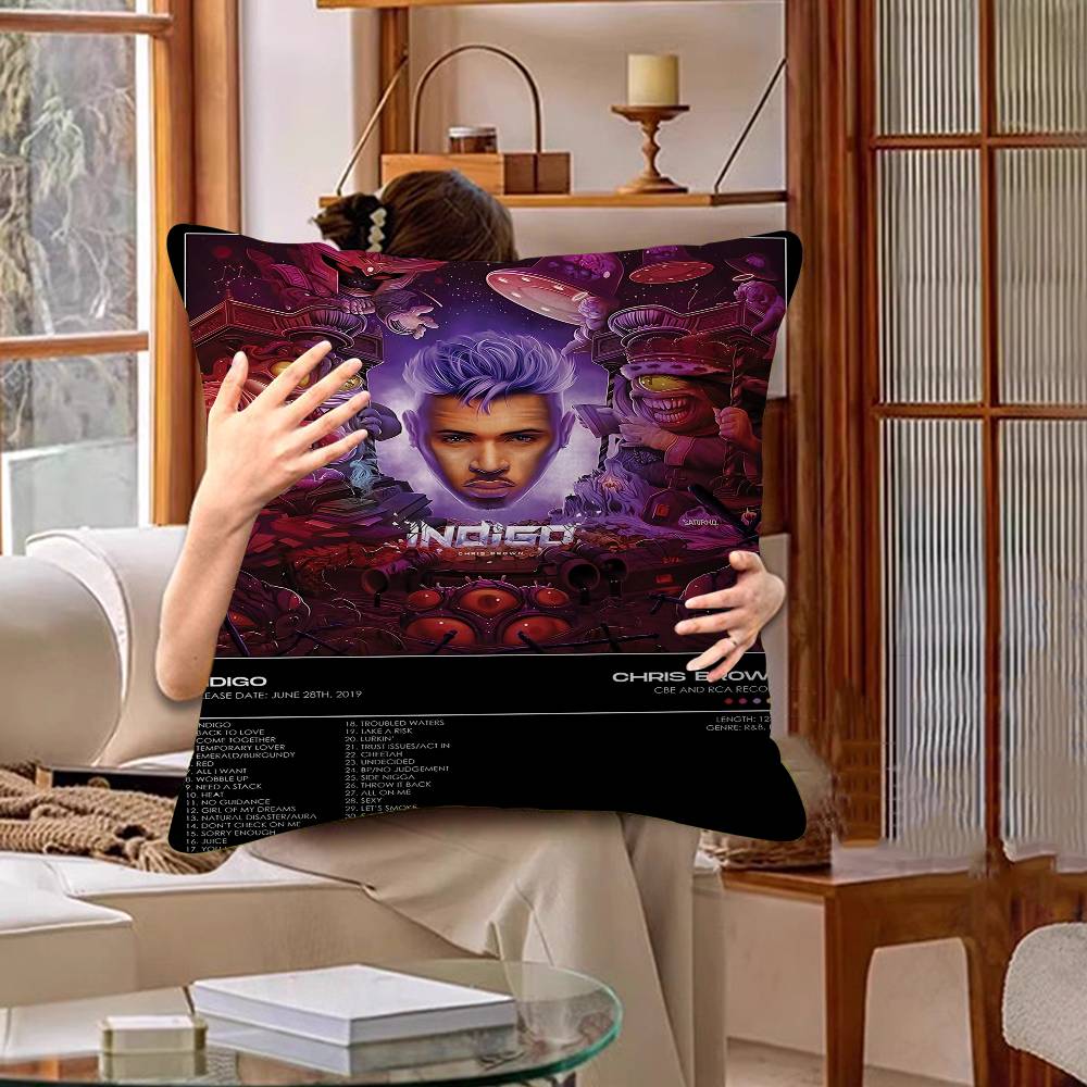 CChris BBrown Rapper Pillow Anime Pillow Sofa Bed Head Pillow Cover Cushion Cover X Cm Fashion