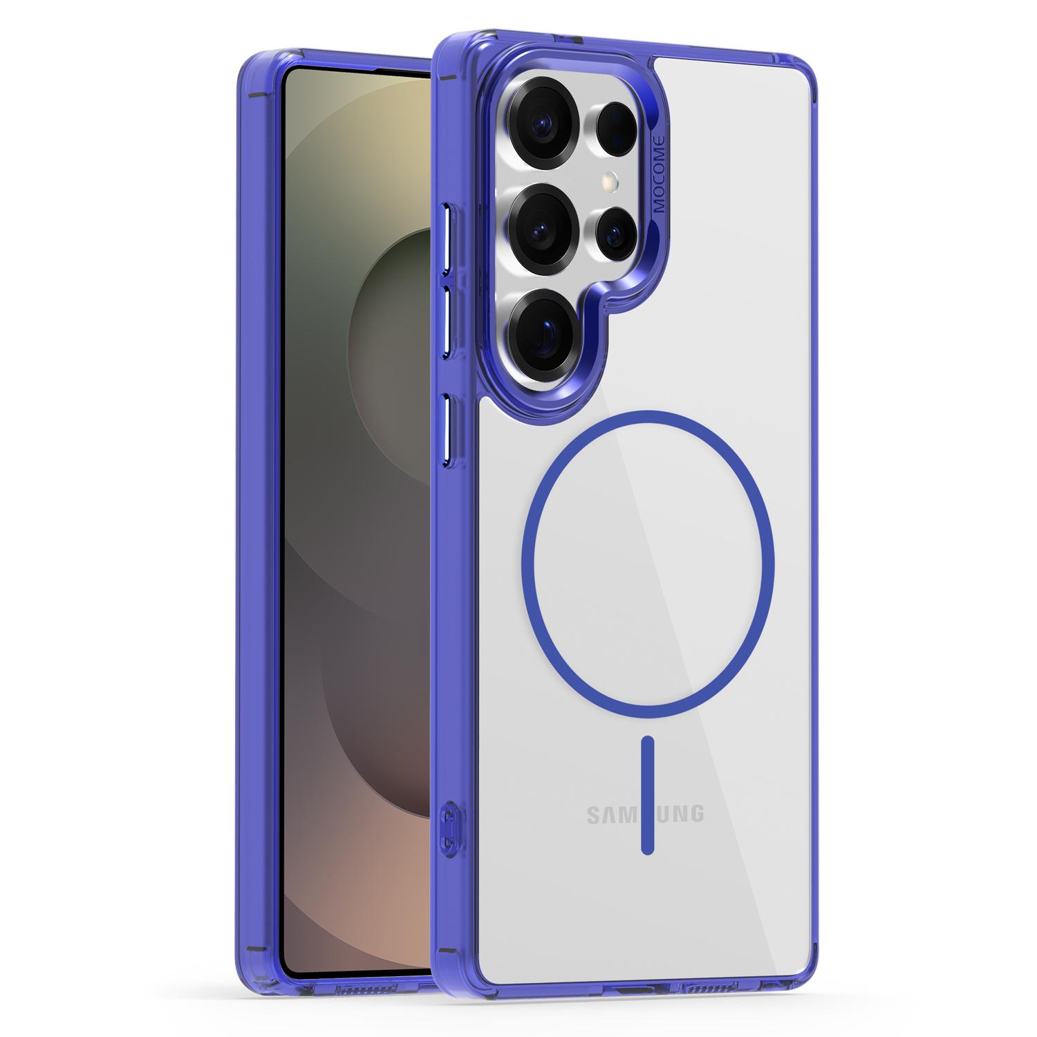 

For Samsung Galaxy S25 Ultra Magnetic Clear Case Compatible with MagSafe TPU PC Phone Cover Sapphire