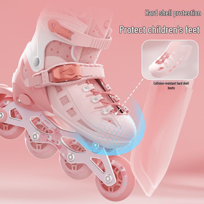 Sway Swis Professional Beginner Roller Skates for Children and Adults - Single Row with Brake.