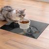 1Pcs Cat Mat Dirt-Resistant And Easy To Clean Designed for Pet Cats And Dogs, Feeding Bowl Mat for Pets