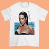 Angelina Jolie White Heavy Cotton All Size Shirt Gift For FAn KK514