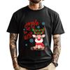 Jingle All The Way Reindeer Free Shippping Items Lowest Prices Comfortable Men Short Sleeve Tee Graphic Tshirts