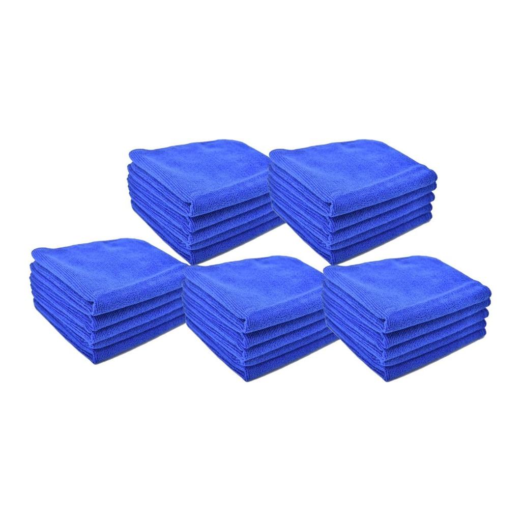 TARO WORKS Microfibre Lavage de Voiture Nettoyage 25 30x30 Serviettes, Chiffons, nombre,