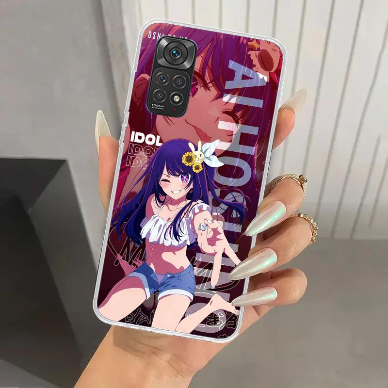 Japan Anime Oshi No Ko Phone Case for Xiaomi Redmi Note 15 14 14S 13 12S 12 Pro 11S 11 Plus 11T 11E 10S Soft Funda Print Shell R