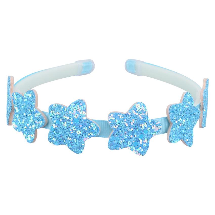 2025 Spring New Baby Headband, Gradient Sequin Star Cute Hair Accessory, Hair-Friendly Non-Slip Hoop, Perfect for Little Girls