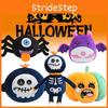 Adorable Halloween Plush Doll Featuring Skeleton Reaper Bat Zombie Pumpkin Spider