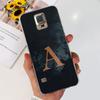 For Samsung Galaxy S5 Case SM-G900F S 5 Cover Fashion A Z Letters Clear Silicone Soft Funda For Samsung S5 Neo i9600 Bumper 5.1"