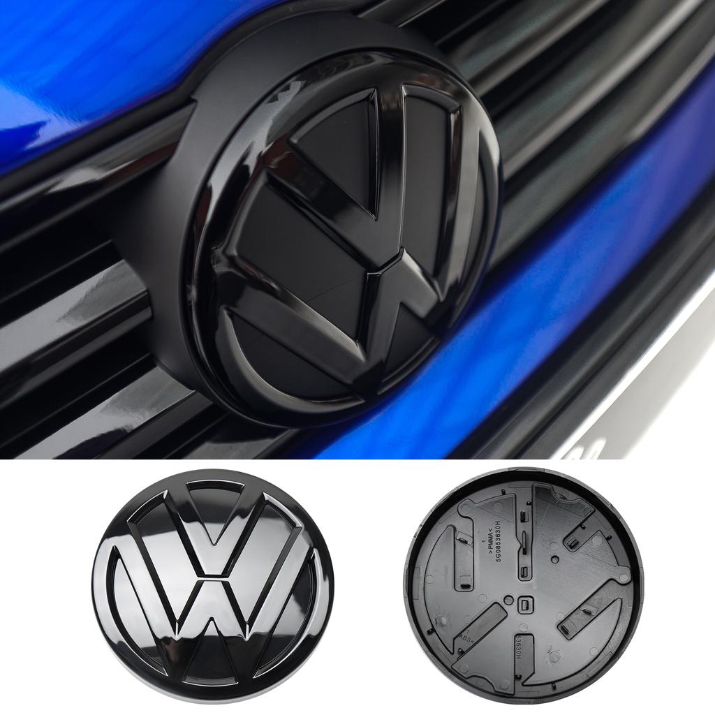 LMN1 1/2pcs Car Front Hood Emblem Boot Badge Front Grille Logo Sticker for Volkswagen VW GOLF 7 MK7 2014 2015 2016 2017