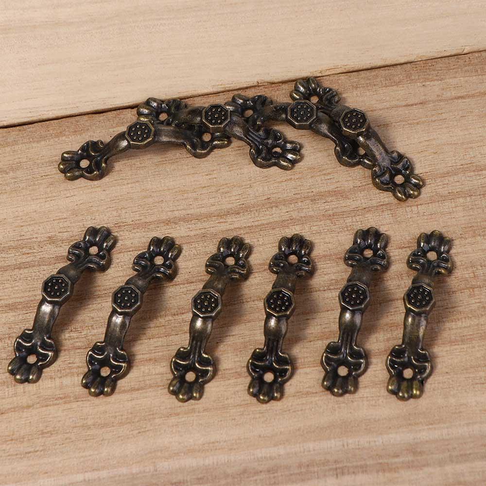 42*10MM Furniture Hardware Arch Cabinet Handle Retro Drawer Knob Pulls Drawer Knob Furniture Handle