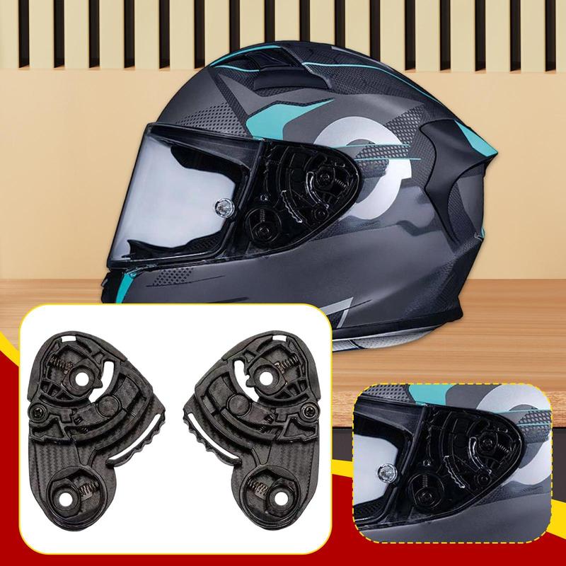 

2x Helmet Visor Base Replacement Accessories Professional Fittings Side Plate Motorcycle Helmet Shield Base for MT Kre Sv