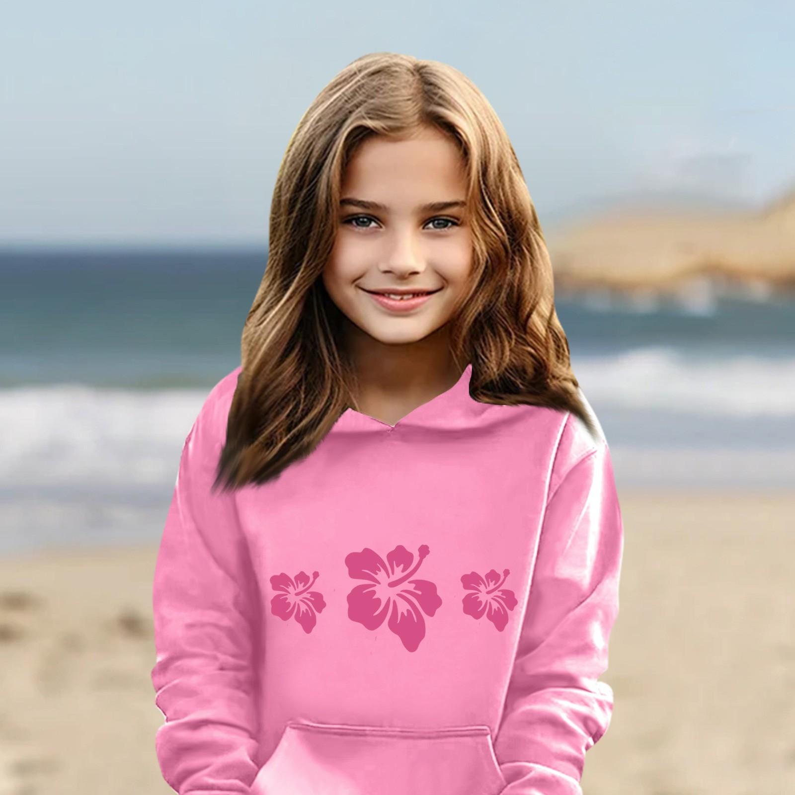 

Детские модные повседневные универсальные повседневные толстовки с круглым вырезом для мальчиков и девочек, повседневные лоскутные топы с длинными рукавами, свитшоты 110 розовый