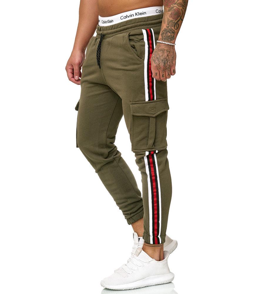 

Брюки-джоггеры с решеткой Jogging R-1224 зеленые