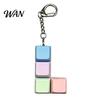 Decompress Fidget Toy Colorful Keyboard Toys Mechanical Button Clicker Keychain Travel Stress Creative for Adults Work Anxiety Relief Mental
