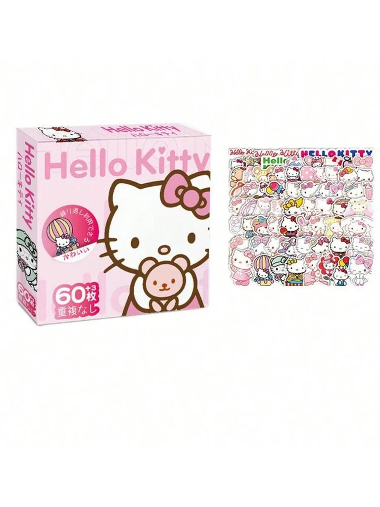 60Pcs Kuromi Cinnamoroll Pochacco Stickers For Kids Girls Diy Laptop Phone Diary Cute Animation Sticker For Kids