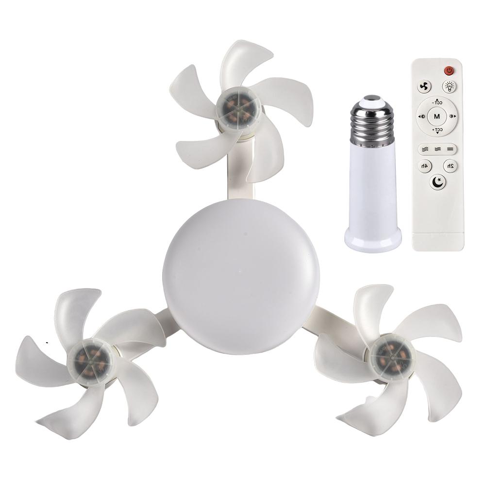 LED Drone Ceiling Fan with Light, 50W/60W E27/E26 Ceiling Fans Lights Dimming Fan with Remote, For Bedroom/Garage/Kitchen