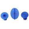 PDR Glue Tabs PDR Tool 18Pcs Blue Glue Gasket Auto Body Paintless Dent Repair Auxiliary Tools Fungus Suction Cup Sucker
