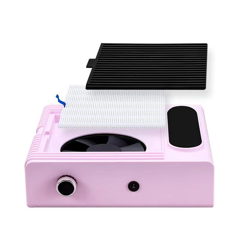 BEPAN 80W Strong Powerful Nail Dust Collector Manicure Suction Vacuum Cleaner Professional One Fan Nail Salon Tools For Cleaning Dust