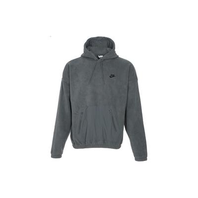 Sweat à capuche couleur unie décontracté manches longues homme hauts gris FB8389-068