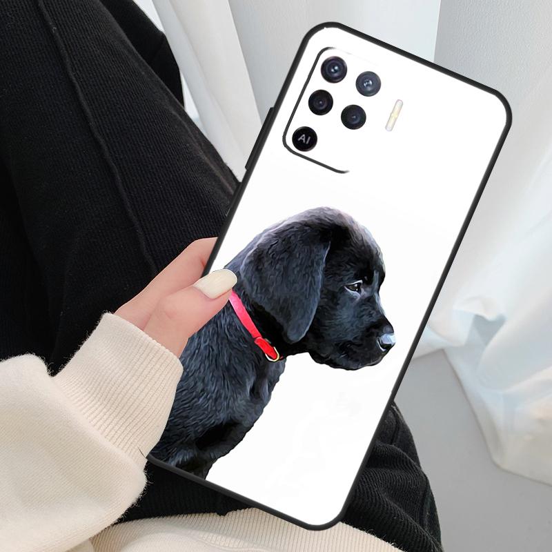 Cartoon Golden Retriever Dog Case For Oppo A17 A57 A77 A40 A78 A54 A74 A94 A76 A16 A96 A18 A60 A80 A38 A58 A98 A15 A5 Pro