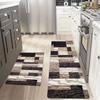 1/2pc Vintage Patchwork Print Carpet Home Decor, Non-Slip, Dirt-Proof And Absorbent, For Kitchen, Bathroom And Entrance
