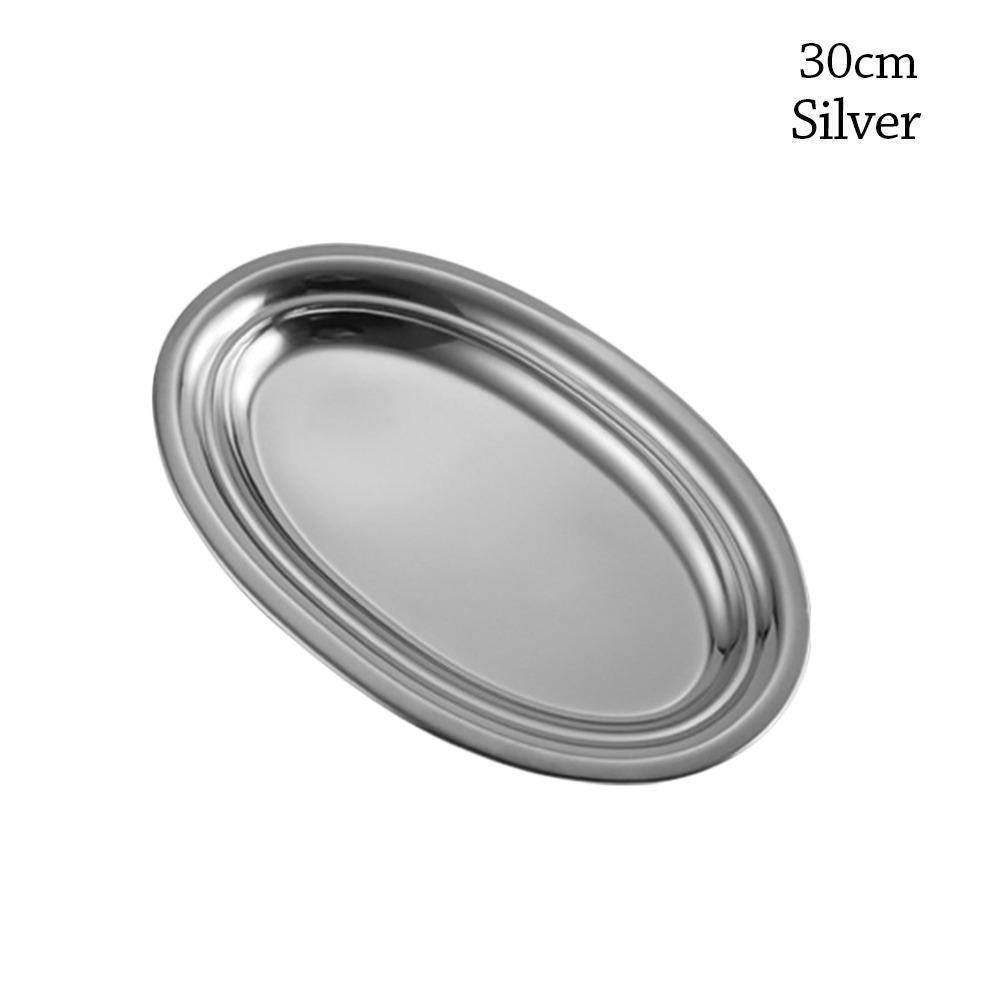 Large Capacity Steamed Fish Dish 304 Stainless Steel Baking Tray  for Cooking Serving