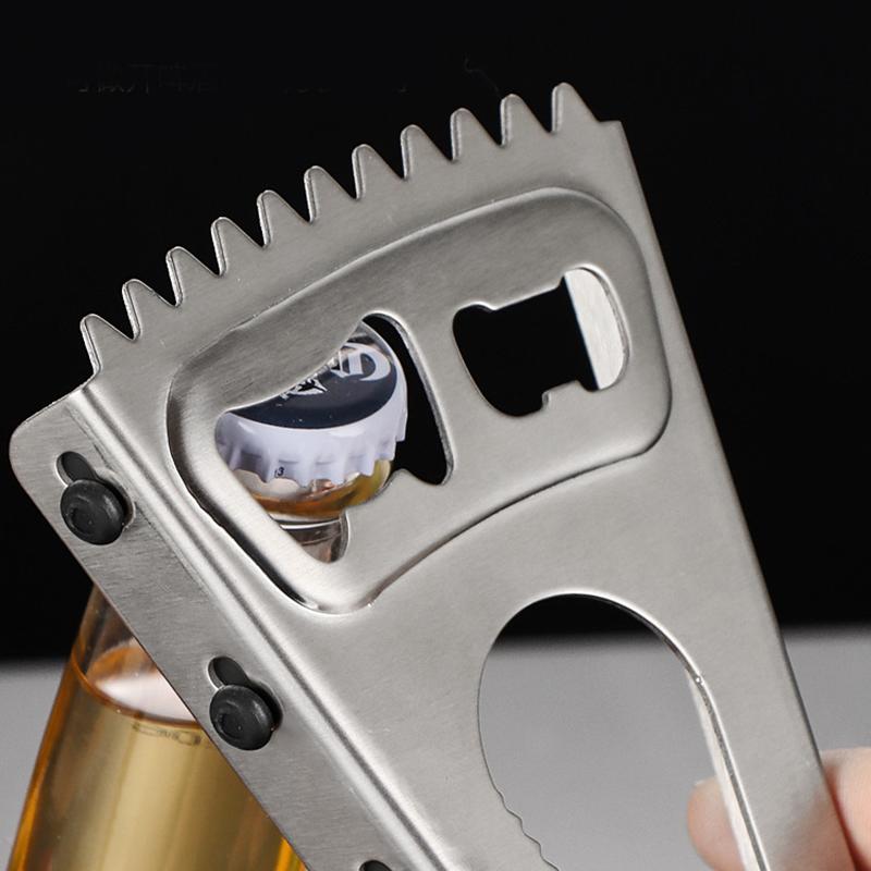 Multi-Function Can Opener Glass Can Opener Cap Opener Bottle Capper Fish Scale Planer - Kitchen Tool for Easy Lifting And Openin
