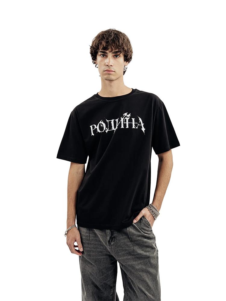 Mens TShirt Graphic 100 Cotton Tops Oversized Summer Tees Fashion Short Sleeves Y2k Streetwear Korean Popular Clothes