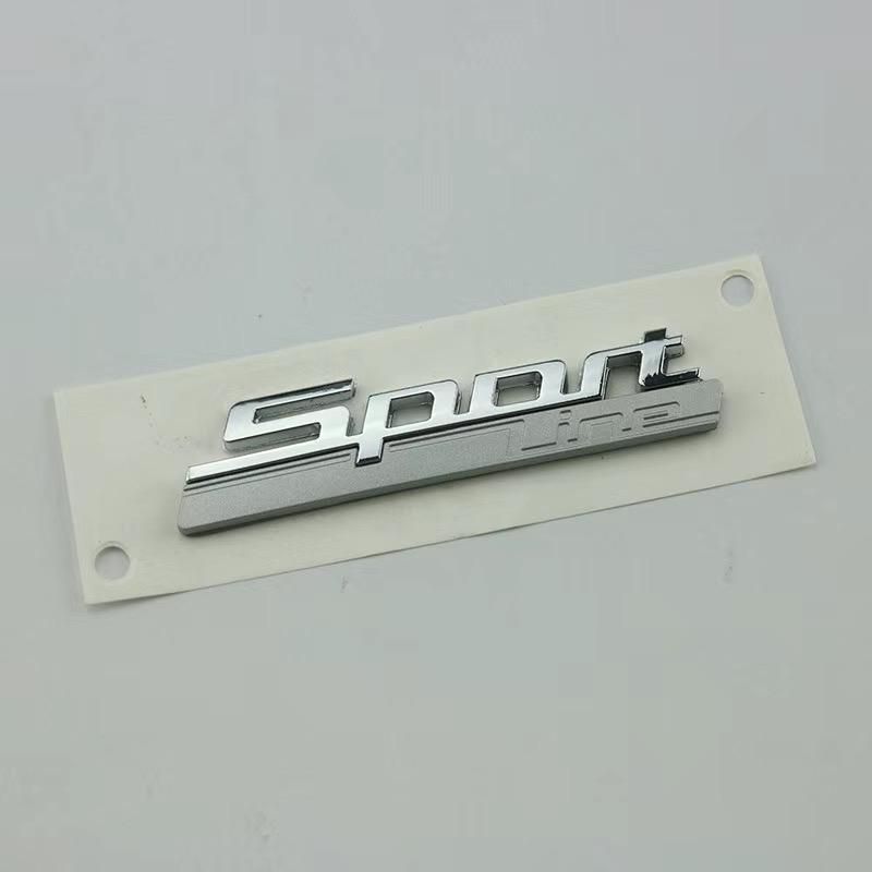 Nuova linea di lusso Linea sportiva Emblema parafango per BMW 730 740 750 750Li Logo laterale Car Styling Refitting Aggiornamento Adesivo cromato opaco