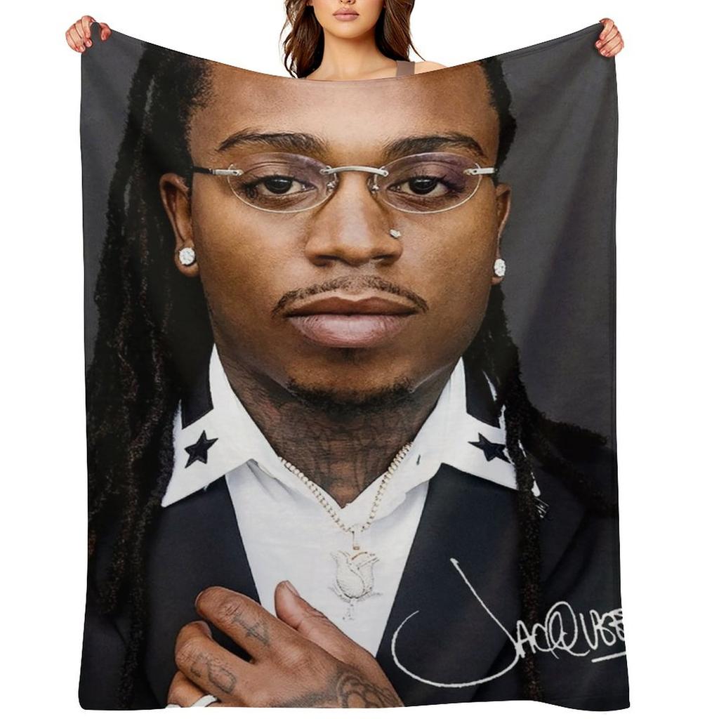 Threejaq King of R & B American Tour 2019 2020 Throw Blanket warm for winter warm winter cosplay anime Cute Plaid Blankets