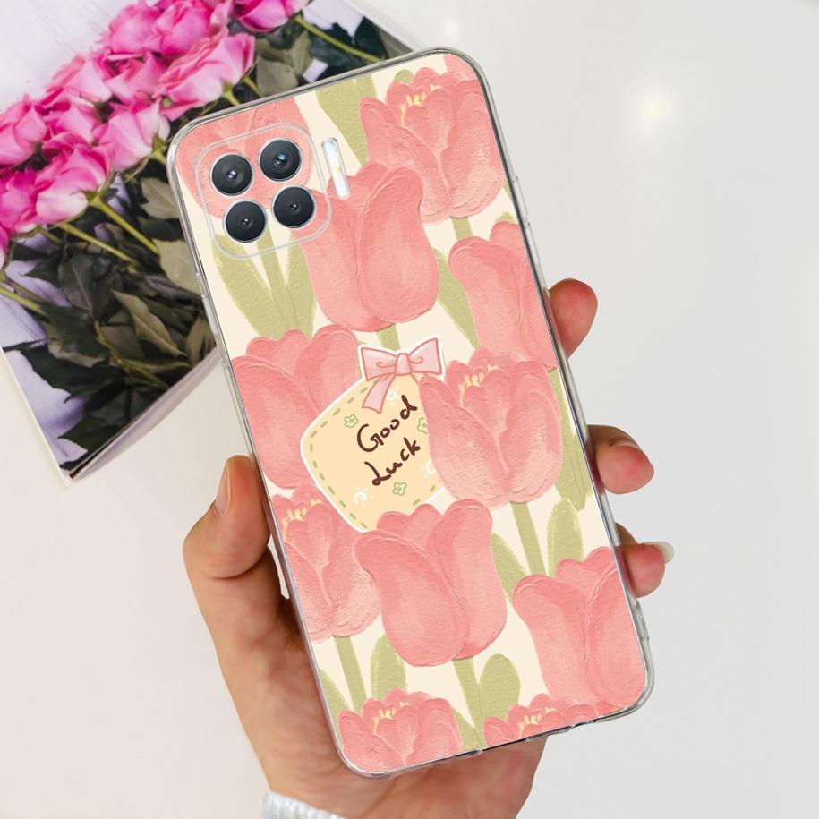 For OPPO Reno 4 Lite Case CPH2125 Phone Case Cute Cartoon Soft Silicone Back Cover For OPPO F17 Pro CPH2119 Coque A93 2020 Funda
