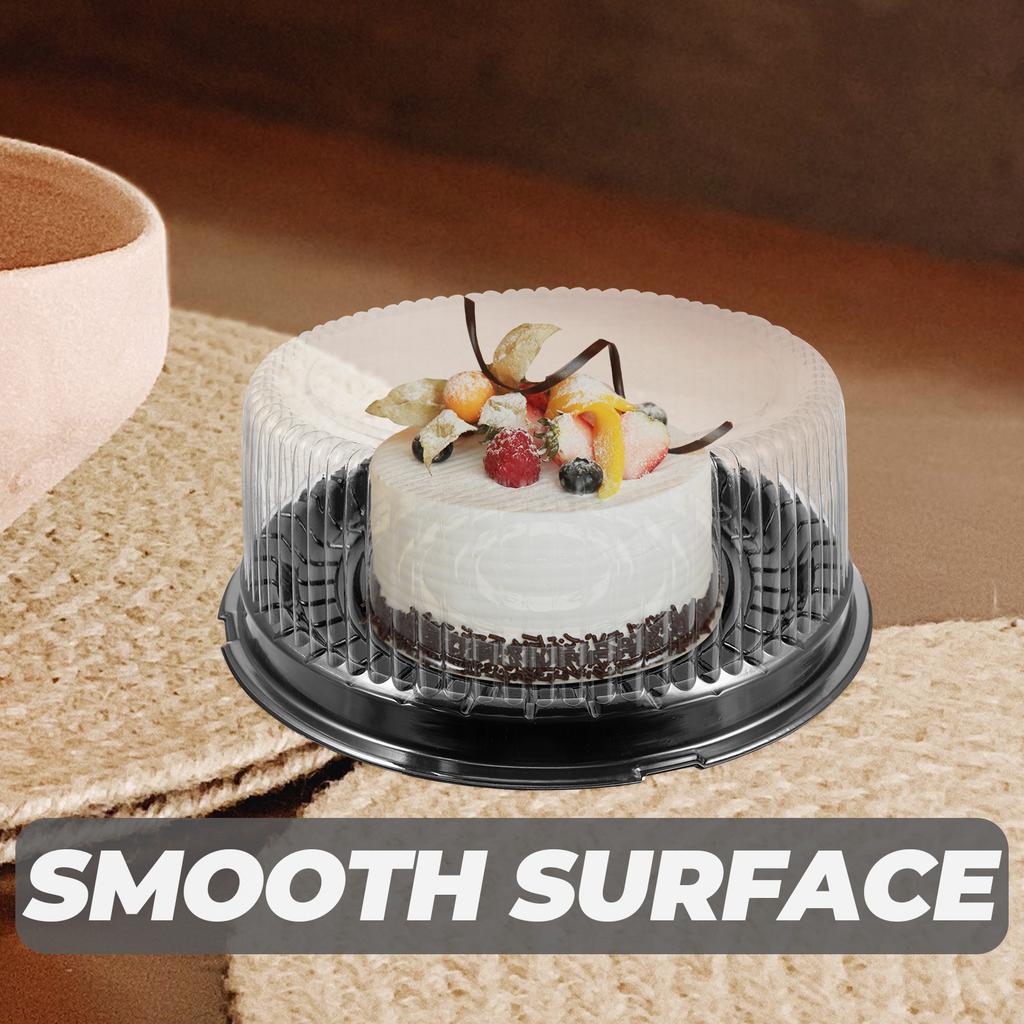 10 Pcs Cake Box Wedding Boxes Display Containers Plastic with Lids Pie Dessert Packaging Handmade Slice The Pet Carrier
