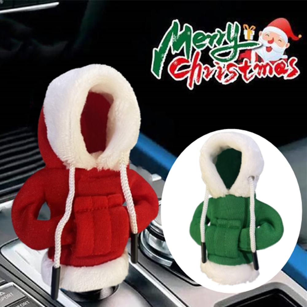 Gearbox Handle Hoodie Christmas Sweatshirts Handbrake Cover 2026 New Year Car Gear Lever Knob Cover Gearshift Hoodie For Gearbox