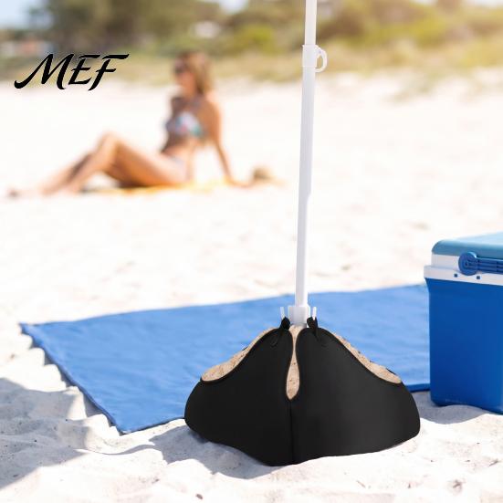 Camping Umbrella Support Beach Base Weight, Fillable Sand Bag Oxford Cloth Picnic Sunshade Stabilizer Heavy Duty Sandbag Stand for Outdoor Patio
