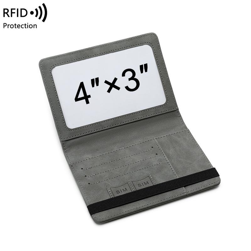 New Vaccine Card Cover, Passport Protective Cover, Multi-card ID Bag, Light and Convenient Travel Passport Bag